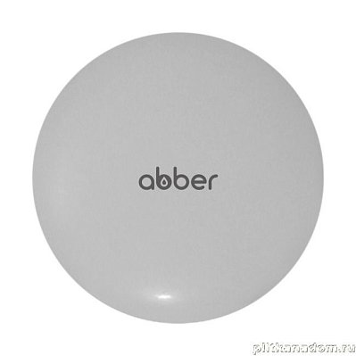 Накладка на слив для раковины Abber AC0014MLG светло-серая матовая, керамика