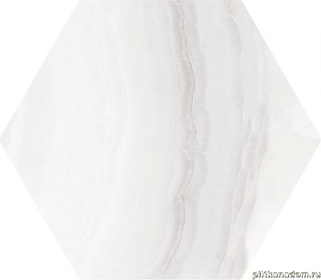Oset Onyx Hex White Белый Матовый Керамогранит 20х24 см
