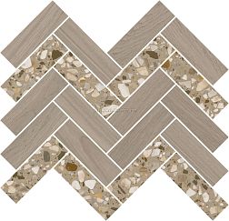 Kerama Marazzi Монтиони T042-SG5269 Мозаичный Коричневый светлый Декор 34х35,5 см