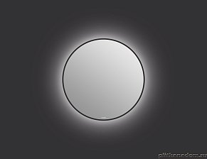 Cersanit 64146 Зеркало Eclipse smart 60x60 с подсветкой круглое в черной рамке