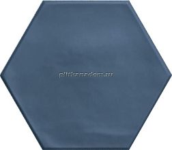 Ribesalbes Geometry Hex Navy Matt Синий Матовый Керамогранит 15х17,3 см