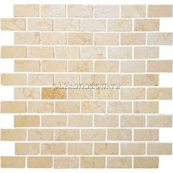 Caramelle Pietrine 4мм Botticino Мозаика 29,8х29,8 (2,3х4,8) см