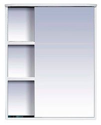 Misty Венера Зеркальный шкаф 55 Зеркало-шкаф прав. со светом белое П-Внр04055-01СвП