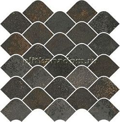 Vives Yuri Korubo NT Basalto Черная Матовая Мозаика 30x30 см