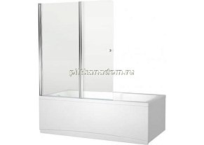 Шторка для ванны Aquanet Alfa 4 NF6222-pivot , прозрачное стекло