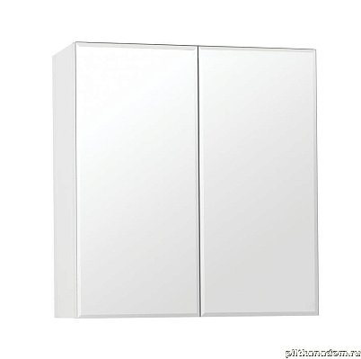 Style line Амарант Зеркальный шкаф 60, белый