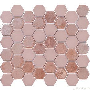 Togama Sixties Pink 6 Мозаика стекло 29,8х33 см