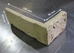 Next Stone Искусственный камень Кирпичная кладка Датский кирпич Угол 6,5x18x9 см