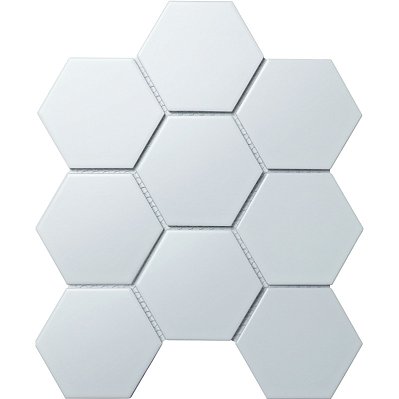 Starmosaic Homework Hexagon Big White Matt Мозаика 25,6х29,5