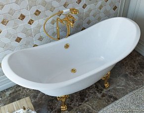 Эстет Скарлетт ФР-00001315 Ножки каменные к ванне, золото