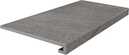 Kerama Marazzi Портленд KM8080G0051RGCF Серый тёмный Ступень фронтальная клееная 33x80 см
