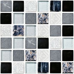 Architeza Pantheon PAN_ AP_ 53 Стеклянная мозаика 30х30 (кубик 2,3х2,3) см