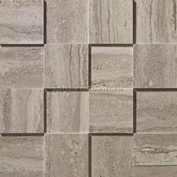 Atlas Concorde Marvel Pro Travertino Silver Mosaico 3D Мозаика 30х30 см