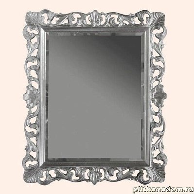 Tiffany World TW03845arg.brillante Зеркало в раме 85х100, глянцевое серебро