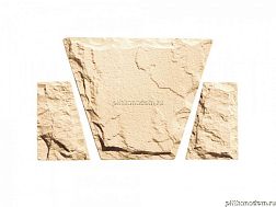 UniStone 4 Желтый Замковый камень 10,8x21,6x3,5 см