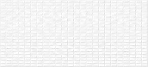 Cersanit Pudra PDG053D Мозаика рельеф белый Настенная плитка 20х44 см