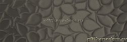 Sanchis Azulejos Colours Leaf Silver Серая Глянцевая Ректифицированная Настенная плитка 33x100 см