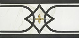 Marazzi Evolutionmarble Fascia Lux Calacatta Nero MK25 Декор 29х58 см