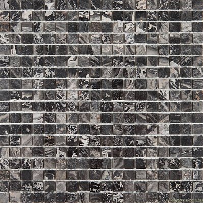 Imagine Mosaic STN1154Р Серая Полированная Мозаика из камня 30х30 (1,5х1,5) см