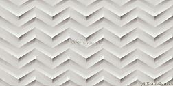 Atlas Concorde 3D White Chevron Matt Наенная плитка 30,5х56 см