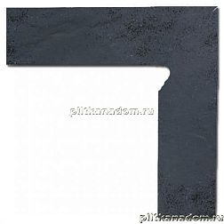 Paradyz Semir Grafit Цоколь правый (B+A)30х8,1х1,1 см