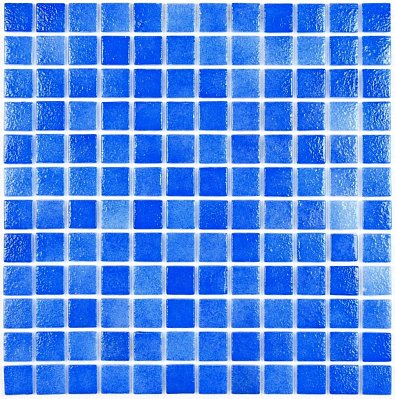 Bonaparte Мозаика стеклянная Atlantis Blue Art Синяя 31,5х31,5 (2,4х2,4) см