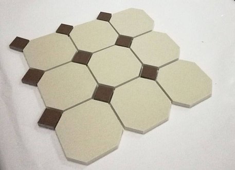 Керамика будущего(CF Systems) Метлахская плитка Диана Белая (Микс 3) Матовая Настенная плитка 30x30
