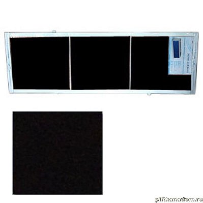 Alavann Оптима Экран для ванн 1,5 м пластик черный (Р27)