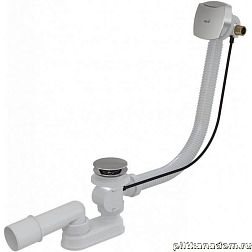 Alca Plast A564KM1-100 Сифон для ванны с напуском воды через перелив металл