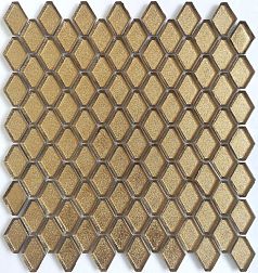 Caramelle Alchimia Diamanti D Oro Желтая Матовая Мозаика 28,2х31х6 (2,4х4,2) см