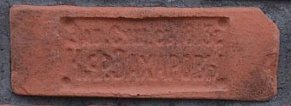 Imperator Bricks Старинная мануфактура Клеймо К.Ф.Захаровы Петергоф Искусственный камень 26х7 см