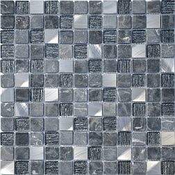 Caramelle Silk Way Black Velvet Мозаика 29,8х29,8 (2,3х2,3) см