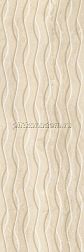 Paradyz Silence Beige Structure Shiny Бежевая Глянцевая Структурированная Настенная плитка 25x75 см