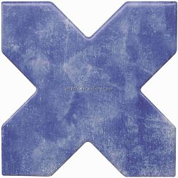 Cevica Becolors Cross Electric Blue Керамогранит 13,25х13,25 см