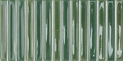 Wow Colour Notes Bars Fennel Зеленая Глянцевая Настенная плитка 12,5x25 см