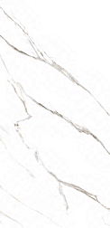 Flavour Granito Veneta White Glossy Белый Полированный Керамогранит 60x120 см