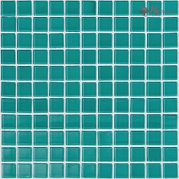 NS-mosaic Crystal series S-469 стекло Голубая Глянцевая Мозаика 30х30 (2,5х2,5) см