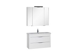 Комплект мебели для ванной Aquanet Орлеан 105 белый