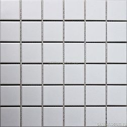 Bonaparte Керамическая мозаика Manila White Белая Матовая Мозаика 30,6х30,6 (4,8х4,8)