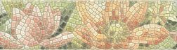 Керама Марацци Летний сад  HGD-A147-880L Лилии лаппатированный Бордюр 5,7х20 см