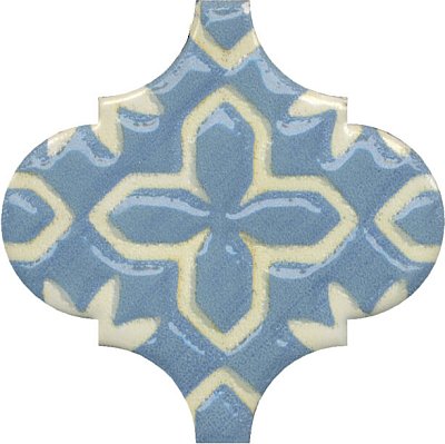 Kerama Marazzi Арабески Майолика OS-A37-65000 Декор Орнамент 6,5х6,5 см