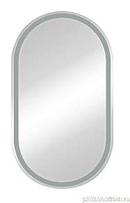 Зеркало-шкаф Континент Elmage 450х800 с подсветкой (белый) МВК047