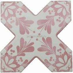 Cevica Becolors Cross Dec. Stencil Coral Керамогранит 13,25х13,25 см