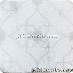 Травертин Marble White Motif 7 Декор мрамор 10х10