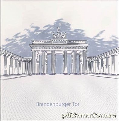 Mainzu Ondulado World-2 Brandenburger Tor 5 Декор (одна из 6-ти штук комплекта) 20х20