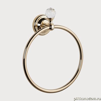 Tiffany World Crystal TWCR015oro-sw Полотенцедержатель кольцо, золото кристалом (swarovski)
