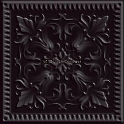 Paradyz Classy chic Nero Struktura C Черная Матовая Настенная плитка 19,8x19,8 см