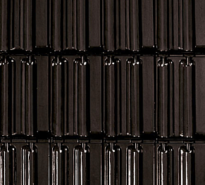 Laumans Mulden Variabel Черепица рядная Nr. 50 Schwarz Высококачественная глазурь 41,5х24,5х3,5 см
