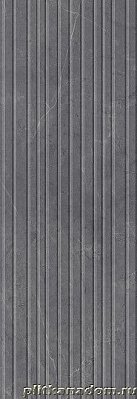 Керама Марацци Низида 12094R Настенная плитка серый структура обрезной 25х75 см