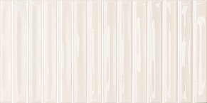 Wow Colour Notes Bars Oat Белая Глянцевая Настенная плитка 12,5x25 см